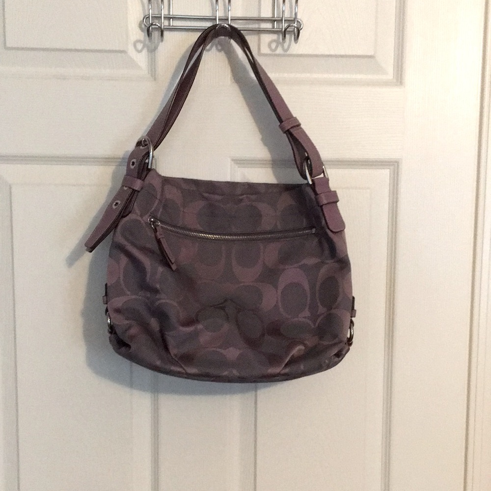 Purple Coach Shoulder/Crossbody Bag